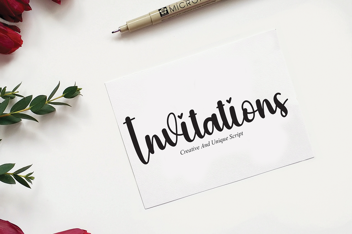 Vacation Honeymoon | Script Font, a Script Font by Scratchones (Photo 4 of 8)