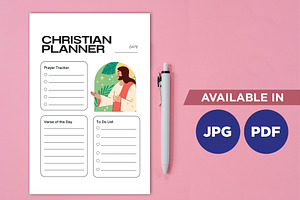 Christian Planner Template