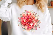 Whimsical spring flowers clipart, an Illustration by SinaCreation (Thumbnail 5 of 11)