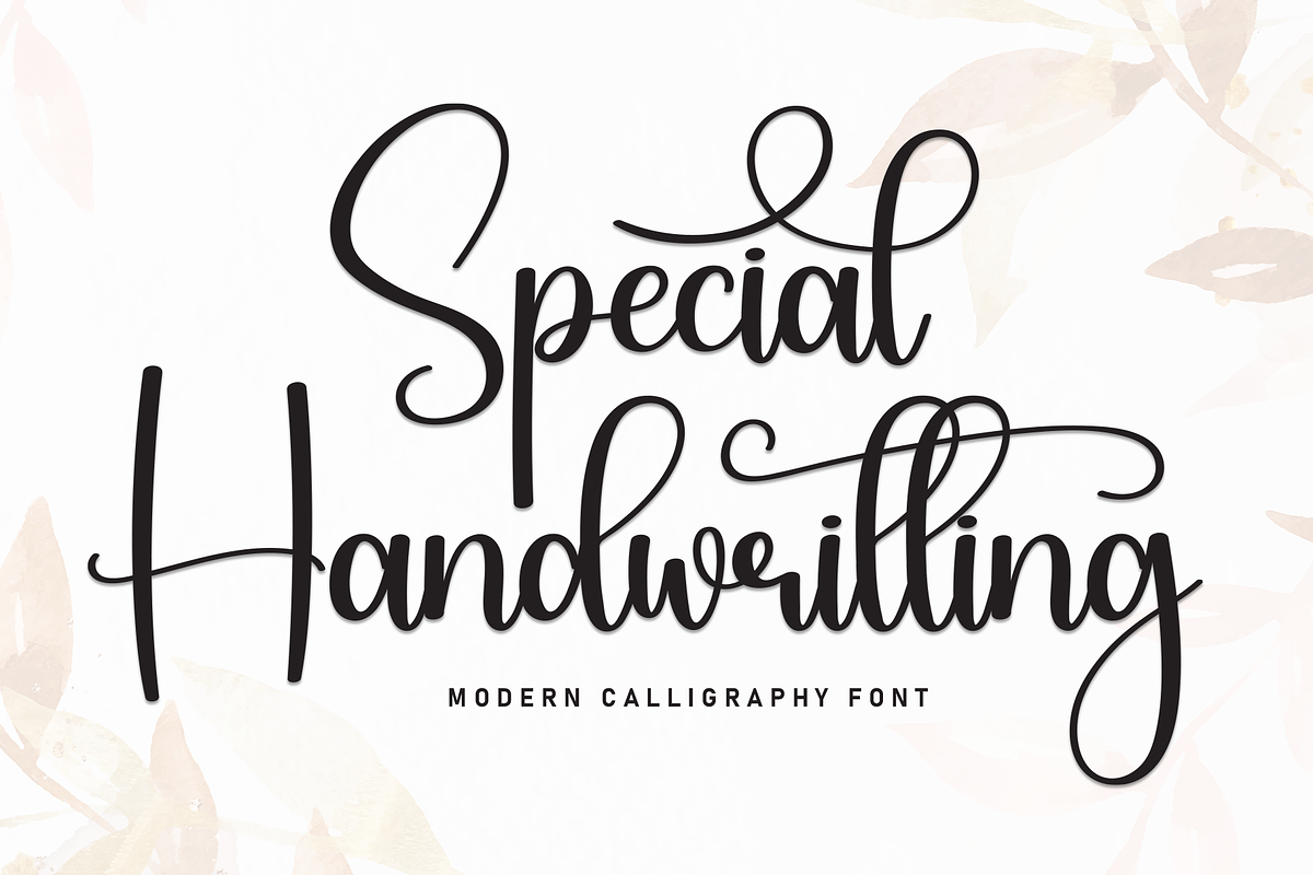 Special Handwritting | Script Font, a Handwritten Font by Scratchones (Photo 1 of 9)