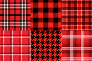 12 Vector Plaid Patterns, a Pattern Graphic by Loudoun Design Co. (Thumbnail 2 of 3)