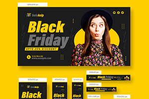 Black Friday Web Banner Sets