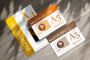 Multipurpose Flyer Cards Mockup