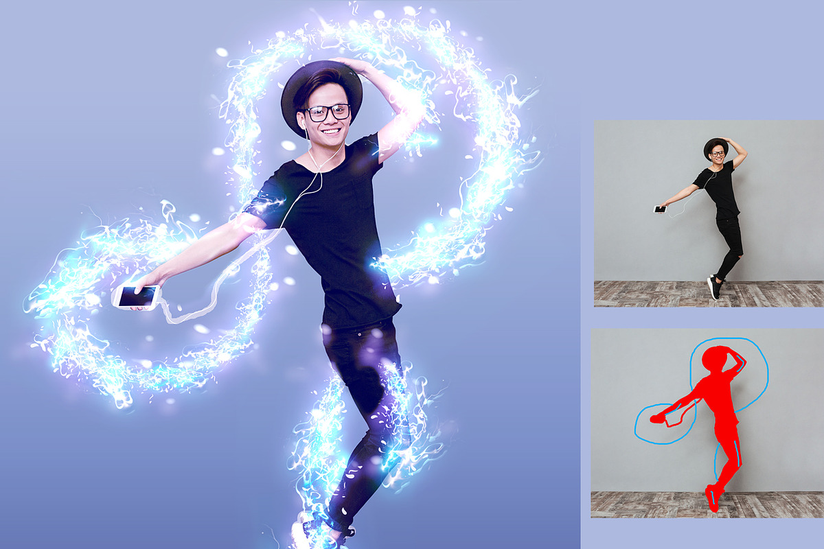 Electricity Photo Effect PS Action, an Action Add-On by MRI STUDIO (Photo 9 of 14)