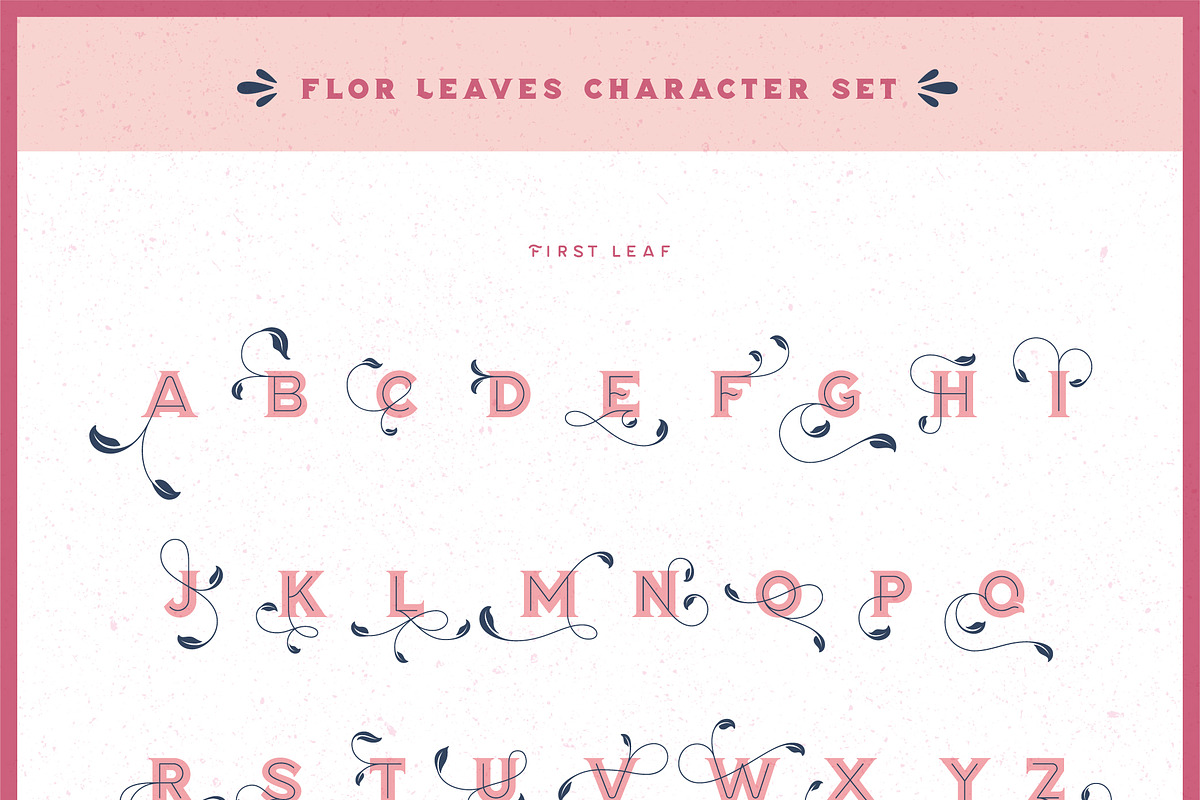 Flor Layered Font + Extras, a Font by Shoutbam (Photo 19 of 20)