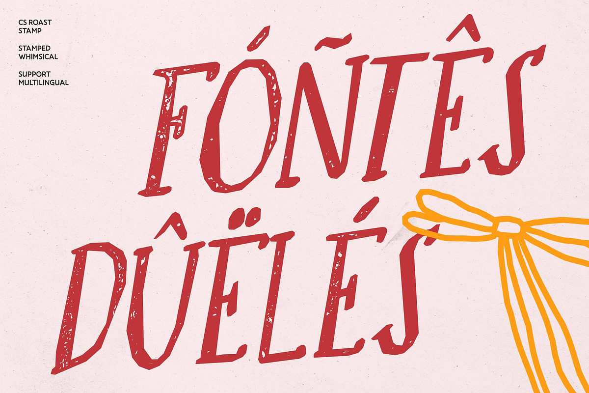 CS Roast Stamp, a Handwritten Font by Craft Supply Co. (Photo 7 of 8)