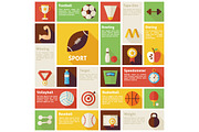 Sport Competition Flat Infographics, a Healthcare Illustration by Anna_leni (Thumbnail 3 of 4)