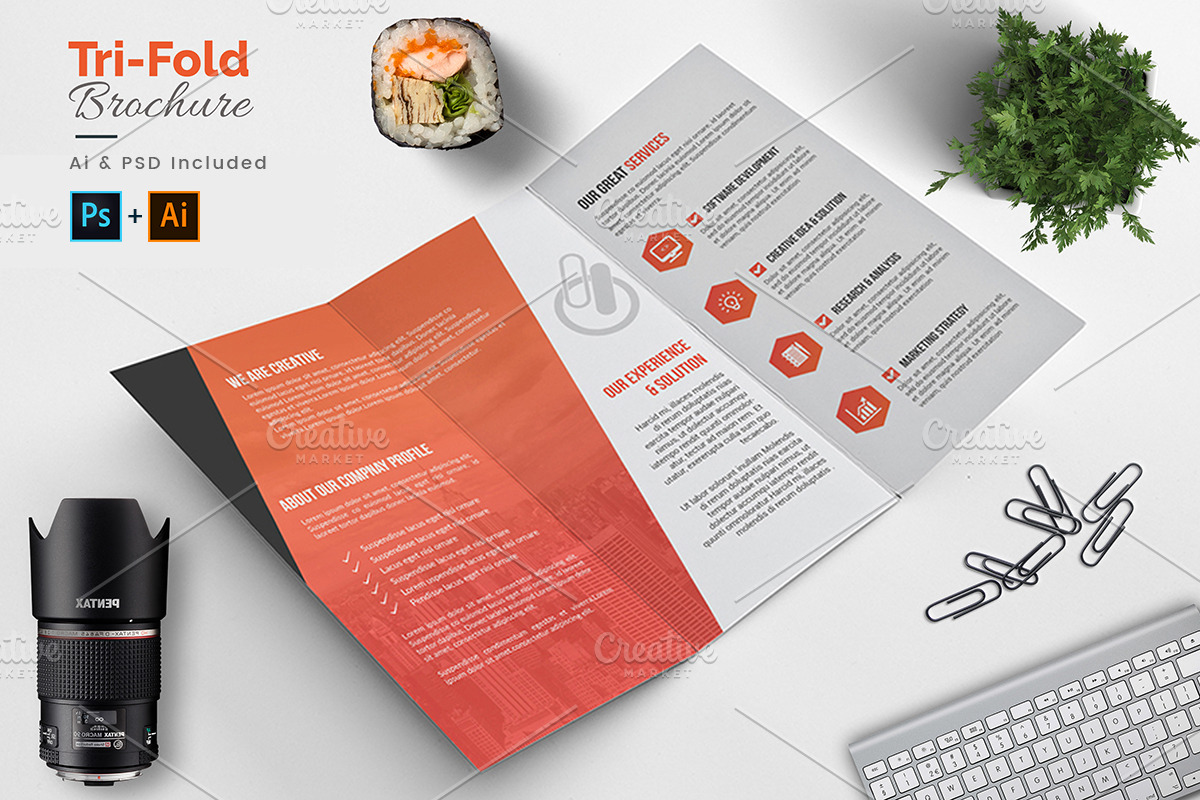 Tri-fold Brochure-Multipurpose, a Brochure Template by Cristal Pioneer (Photo 1 of 6)