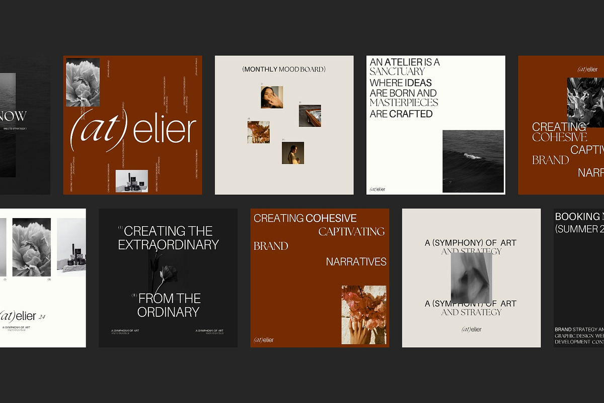 Canva Social Media Kit | Atelier, a Social Media Template by GLDN Studio (Photo 13 of 14)