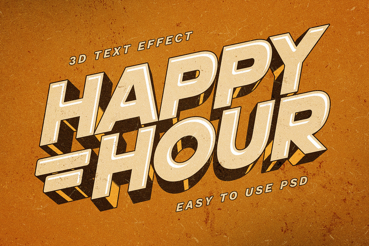 Old School Bold Text Effects, a Layer Style Add-On by Andrew Skoch Design (Photo 5 of 9)
