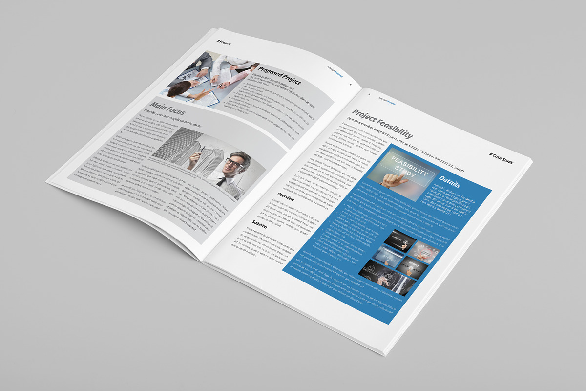 Multipurpose Proposal Template, a Stationery Template by GreenDesign (Photo 6 of 7)