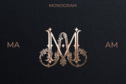 MA AM Wedding Monogram Logo, a Branding & Logo Template by LogoAV (Thumbnail 1 of 6)