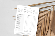Wedding Newspaper Program Template, a Stationery Template by Matisse Studio (Thumbnail 4 of 8)