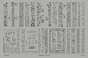 Floriated Borders Vectors, an Object Graphic by MiksKS (Thumbnail 9 of 11)