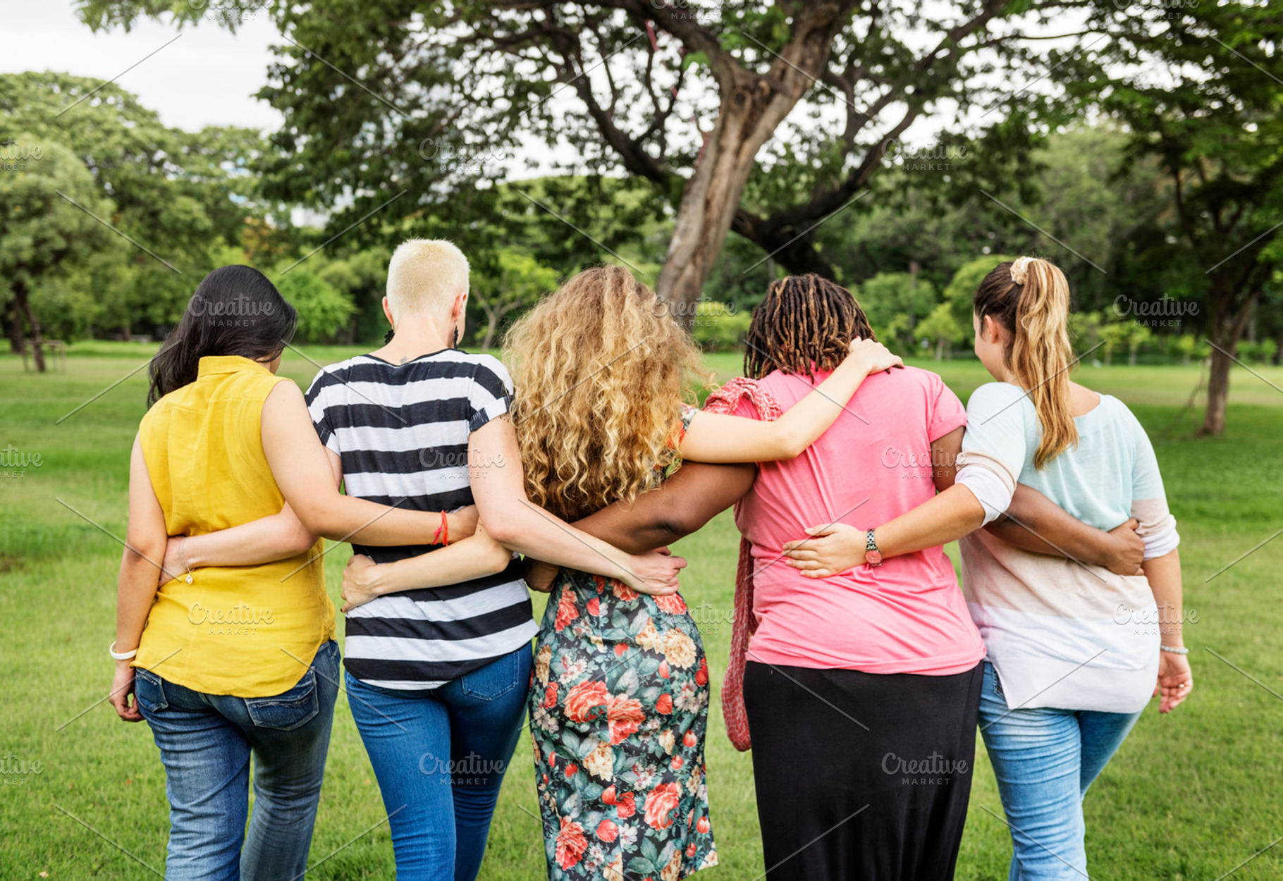 Woman friends hanging out together containing african descent, belonging, and, a Person Photo by rawpixel