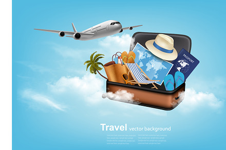 Tourist transport concept. Vector