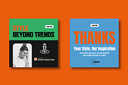 Fashion Social Media Post Set, a Social Media Template by MightyDesign (Thumbnail 5 of 8)