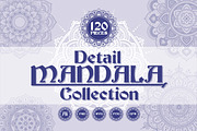 120 Detail Mandala Collection, a Decorative Illustration by Raftel (Thumbnail 1 of 8)