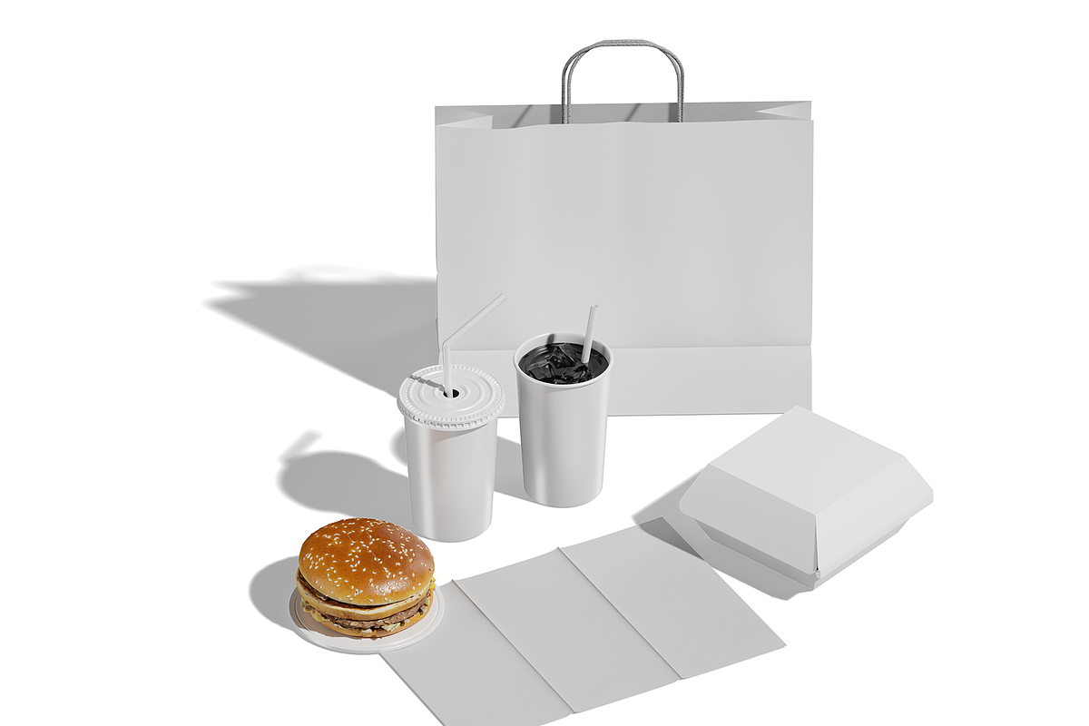 Restaurant Branding Mockup, a Packaging Mockup by Bartama Graphic (Photo 5 of 5)