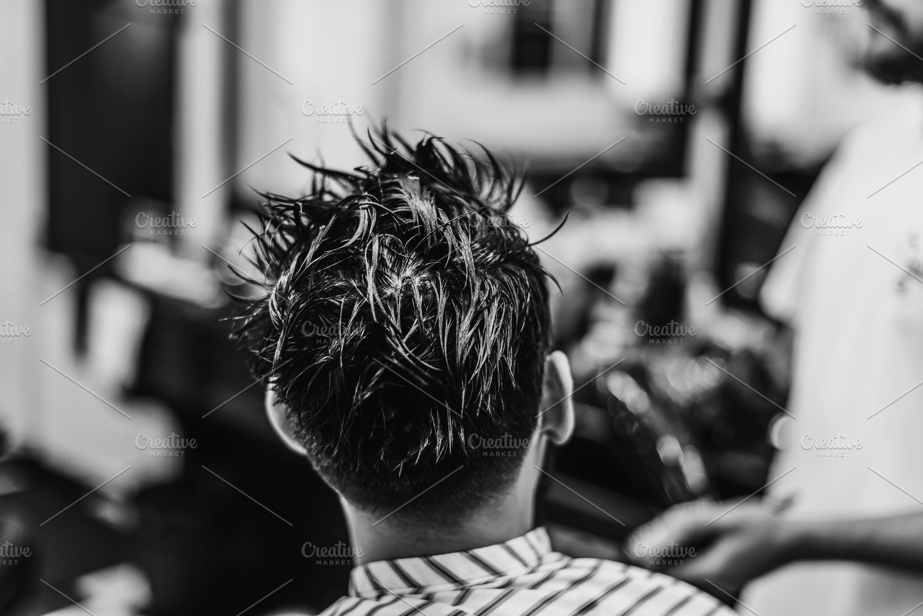 Men's haircut featuring grooming, hair, and barbershop, a Beauty & Fashion Photo by Rov.7