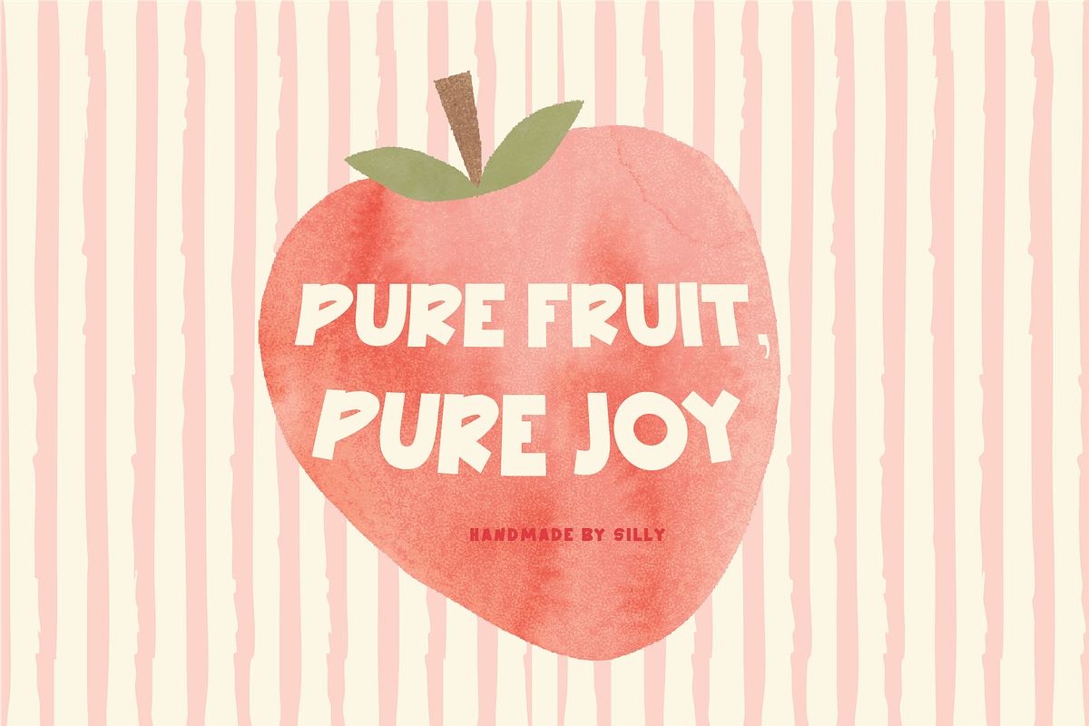 Winkpeach - Playful Handwritten Font, a Handwritten Font by Berdansabersama (Photo 7 of 9)