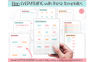 Homeschool Planner Printable - 50 Pg