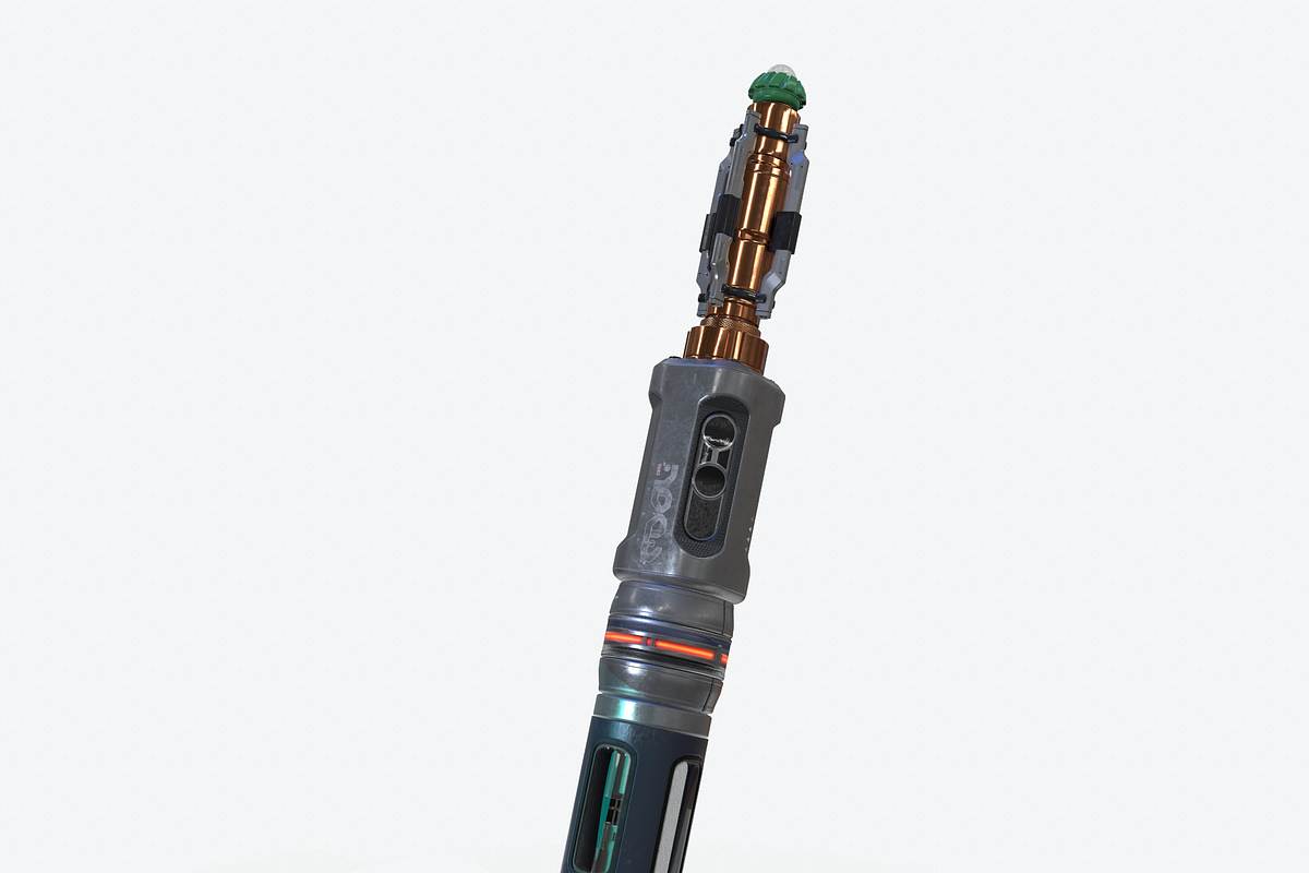 Sonic Screwdriver Sci-Fi PBR, an Object 3D Model by Daniel Mikulik (Photo 2 of 25)