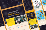 Creative Agency Landing Page, a Landing Page Template by SLAB! Design (Thumbnail 4 of 4)
