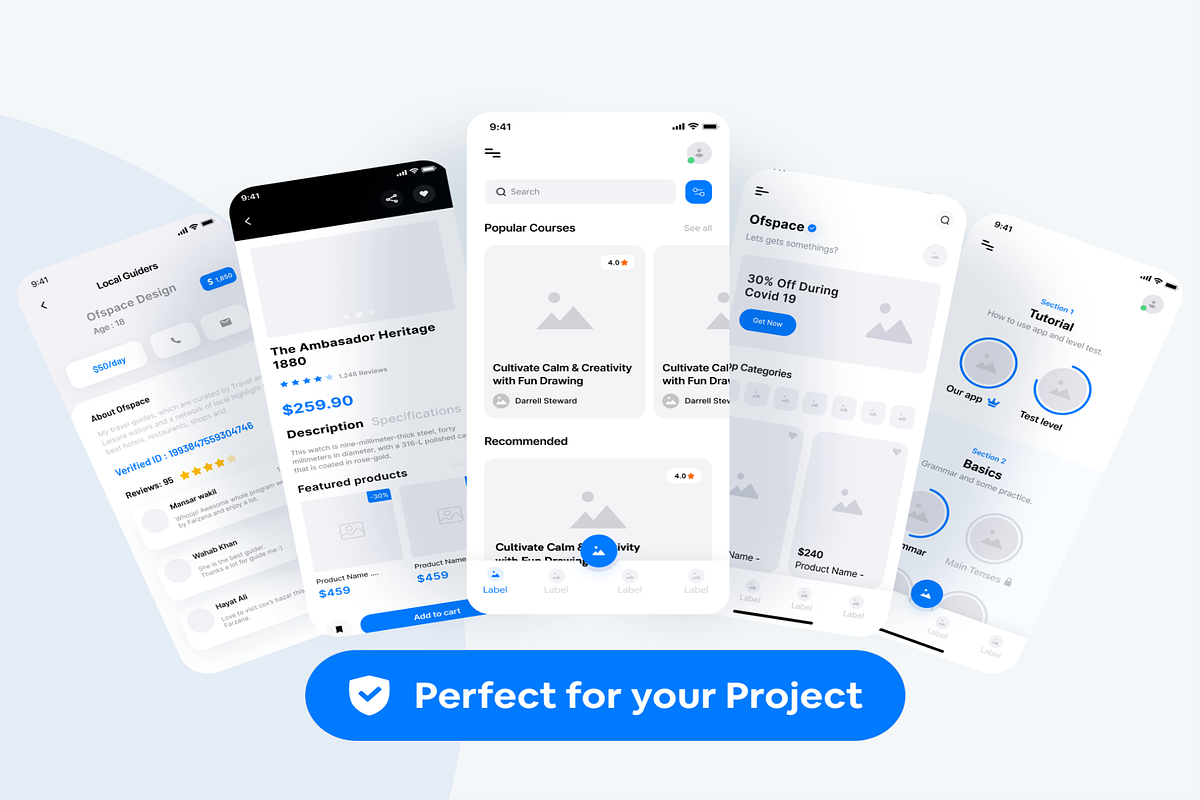 concept App Wireframe UX Kit preview 6