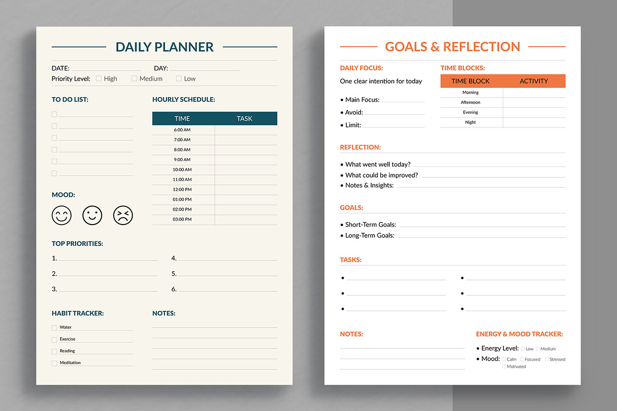 Planner Template, a Stationery Template by ContestDesign (Photo 1 of 5)