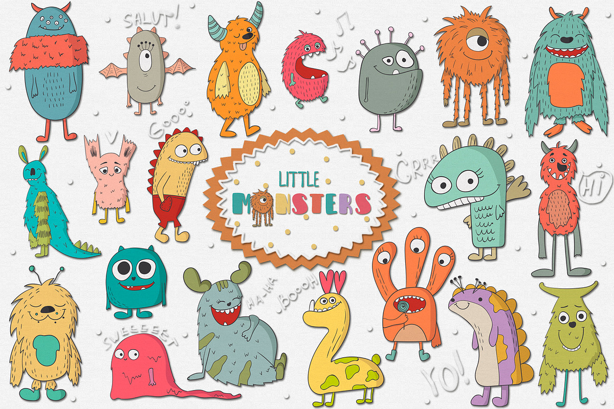 Little Monsters, an Illustration by clipick (Photo 1 of 6)