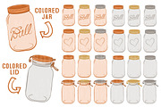 Pumpkin Jar Vectors & Clipart, an Illustration by Amanda Ilkov (Thumbnail 2 of 4)