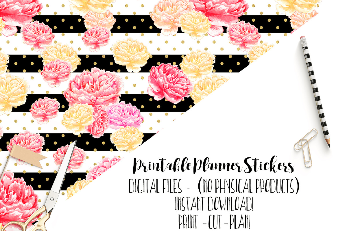 Planner Sticker Templates Photoshop, a Templates & Theme by ClipartBrat Graphics (Photo 3 of 3)