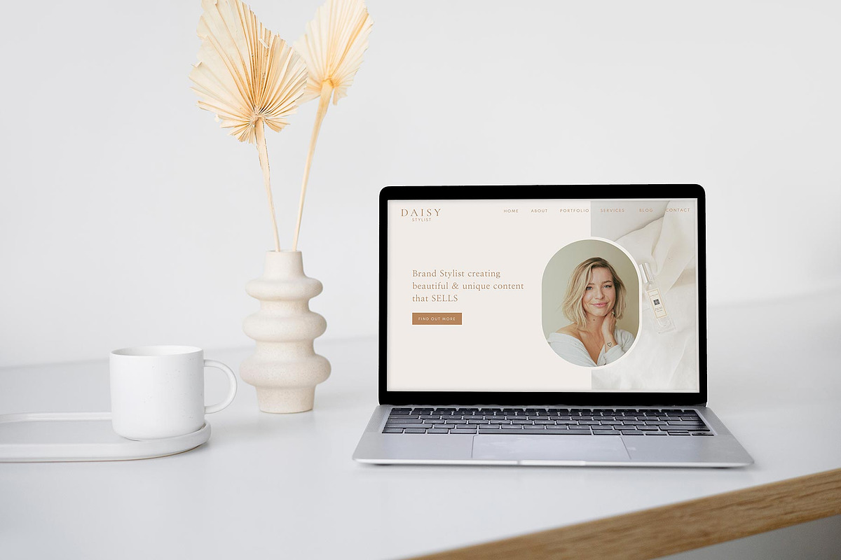 Minimalist Showit Website Template, a Websites & App Template by Indigo Rain Creative (Photo 3 of 5)