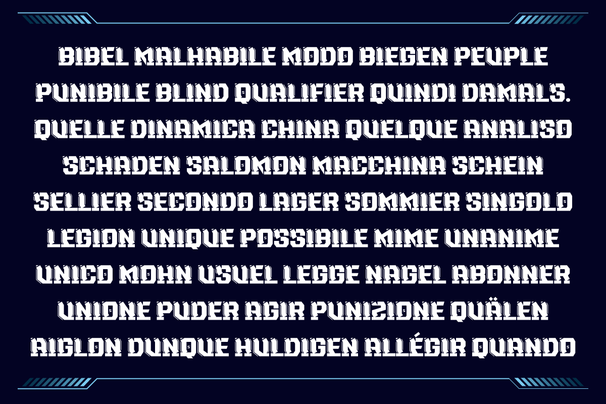NAXMOS | Futuristic Font, a Font by twinstd (Photo 2 of 12)
