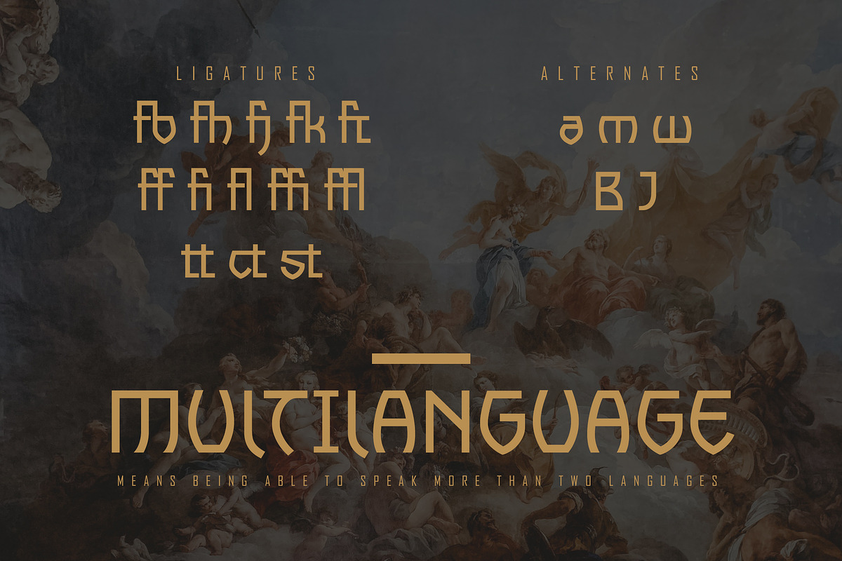 Emoking - Uncial Sans Serif Font, a Sans Serif Font by Typia Nesia (Photo 3 of 15)