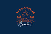 Holiday Mountain Trip Logo, a Branding & Logo Template by Signatoro (Thumbnail 1 of 4)