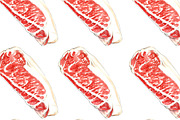 Fresh Meat Watercolor, a Food Illustration by wedraw (Thumbnail 3 of 5)