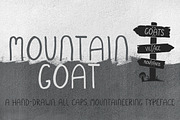 Mountain Goat, a Sans Serif Font by Rountree Design Co. (Thumbnail 1 of 8)