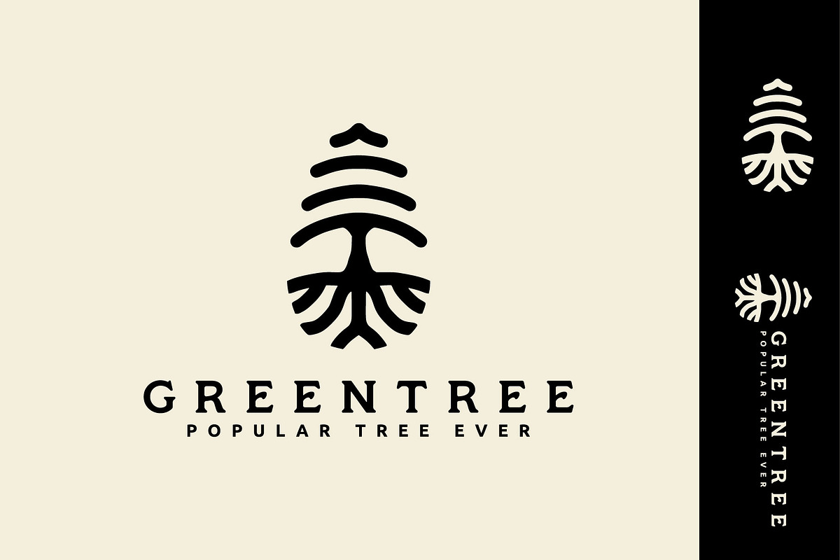 Cedar pines tree wood forest logo de, a Branding & Logo Template by Vinsvectory (Photo 1 of 3)