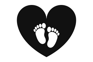 Baby footprint
