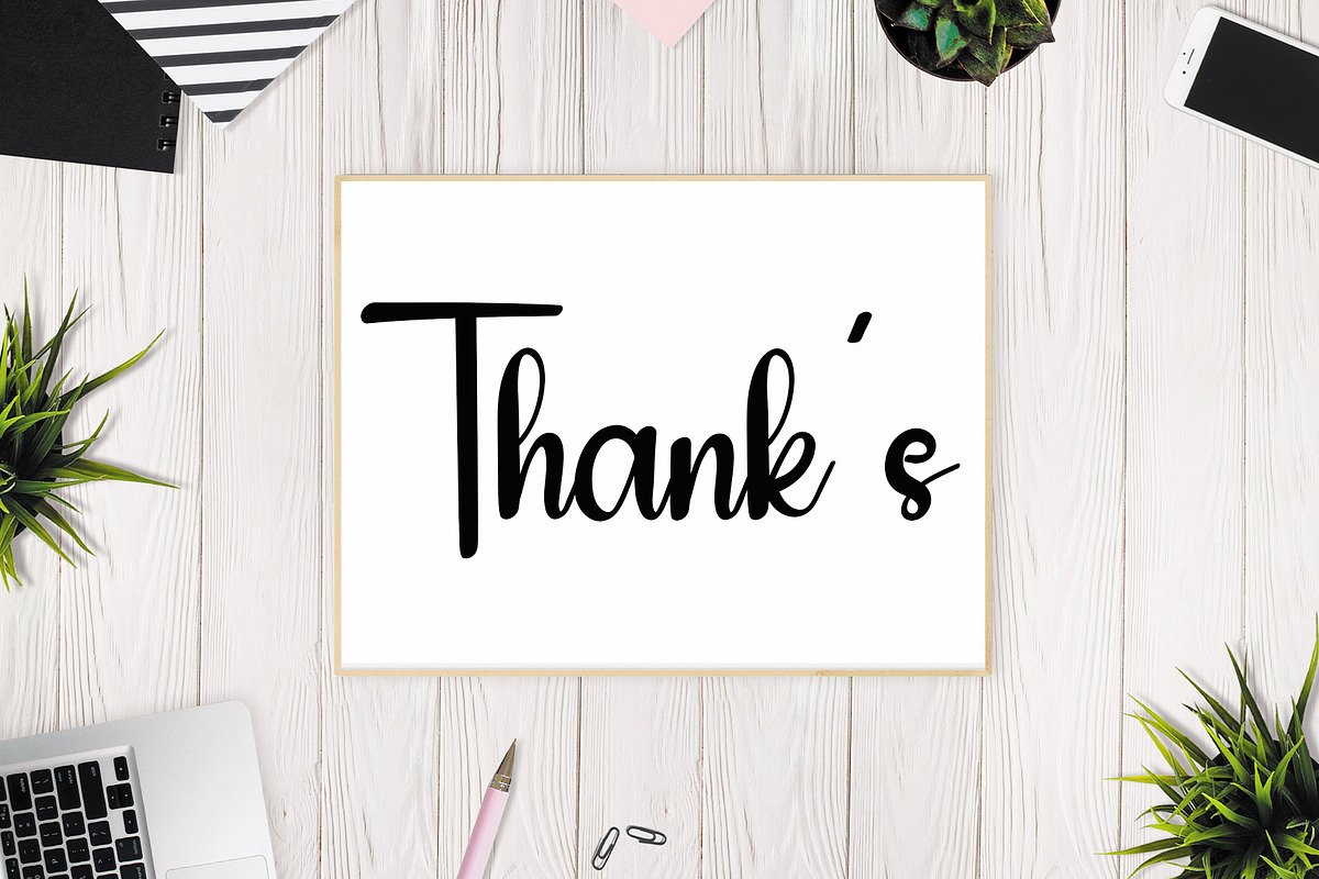 Thick, a Handwritten Font by InermediaSTUDIO (Photo 7 of 7)
