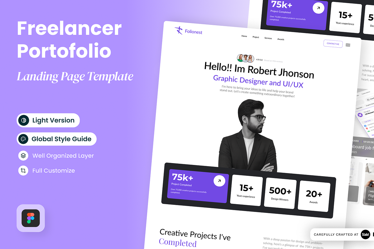 Folionest - Freelancer Portfolio