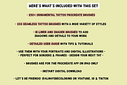 Procreate Ormamental Tattoo Brushes, a Brush Add-On by AlwaysBeColoring (Thumbnail 2 of 11)