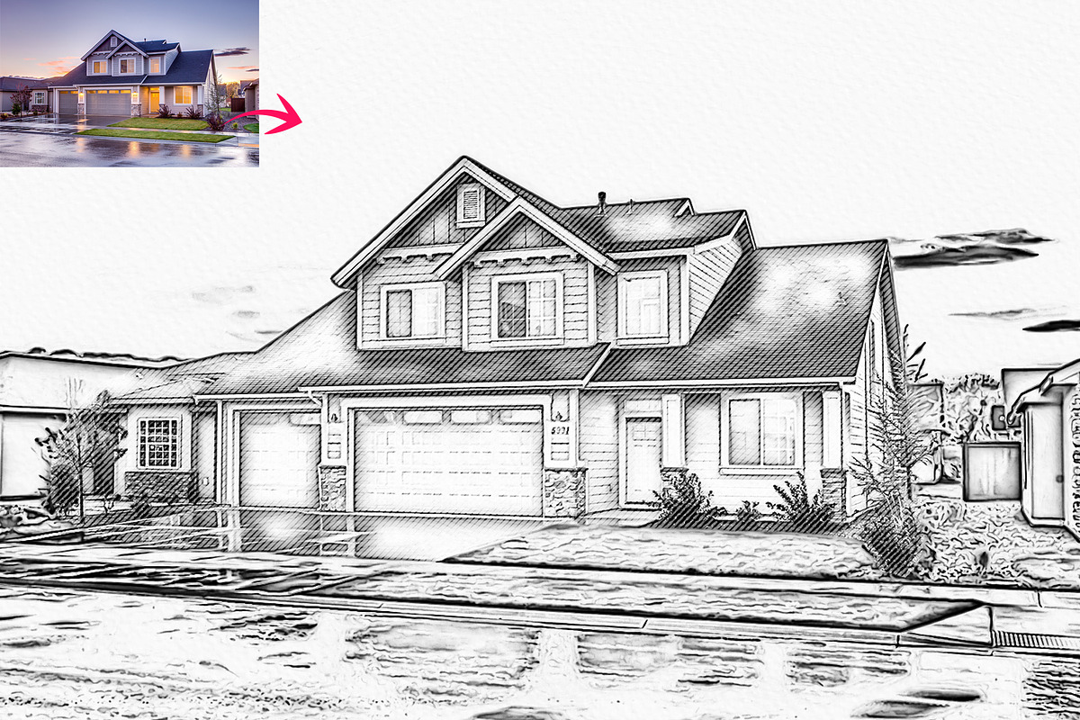 Line Art & Sketch Effect, an Action Add-On by MRI STUDIO (Photo 8 of 11)