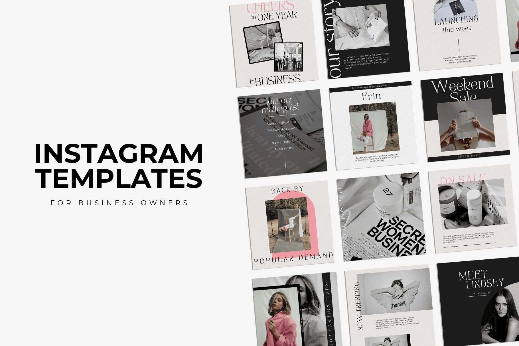 Canva Instagram Templates for Business