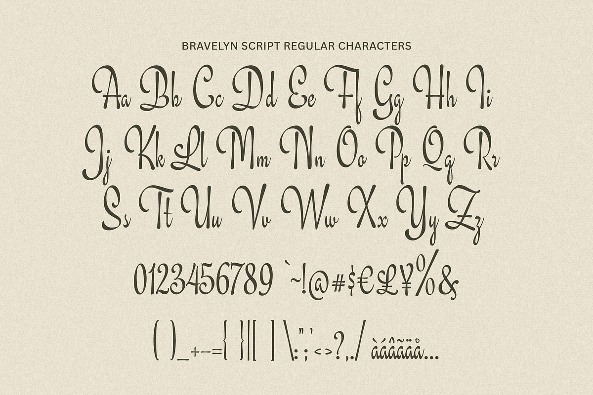 Bravelyn Script Family, a Script Font by Get Studio (Photo 11 of 12)