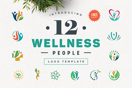 Wellness People Logo Bundle