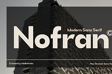 Nofran–Modern Neo Grotesk Sans Serif