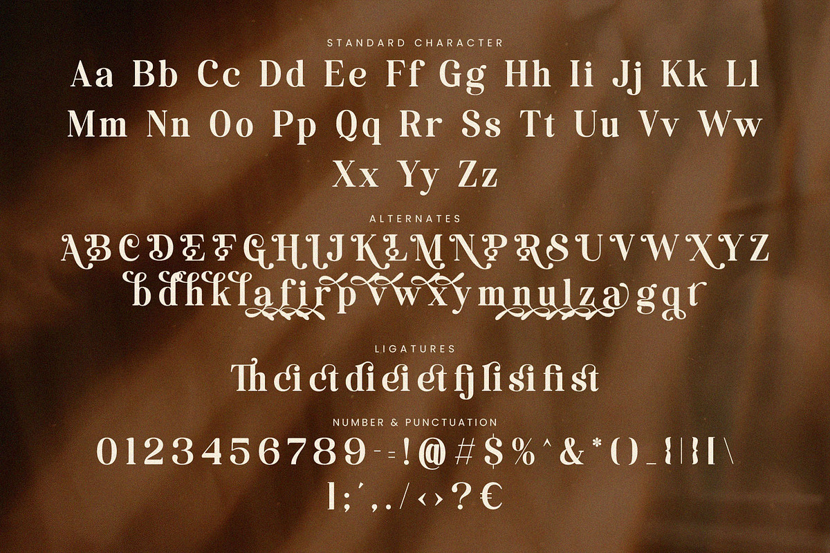 Relina - Elegant Decorative Serif, a Serif Font by Jimoji (Photo 7 of 7)